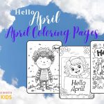 April Coloring Pages