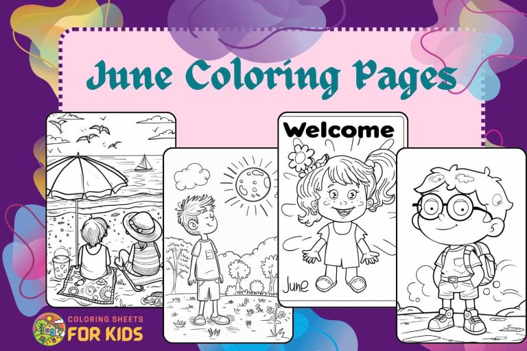 June Coloring Pages
