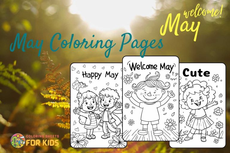 May Coloring Pages