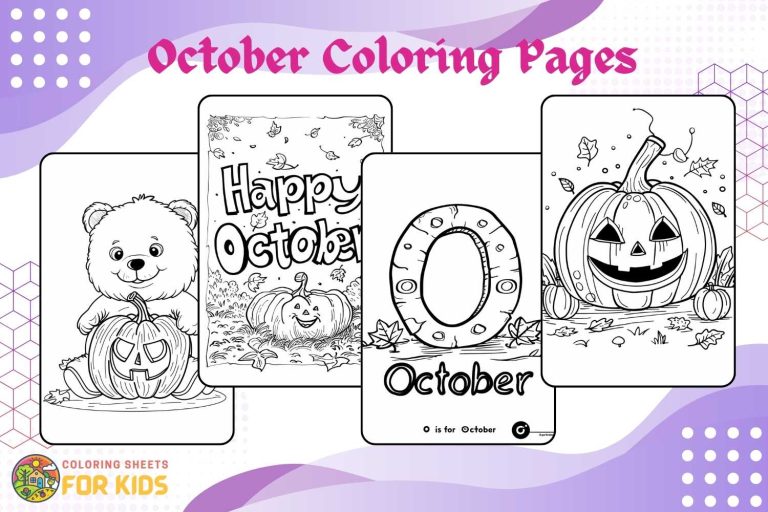 October Coloring Pages