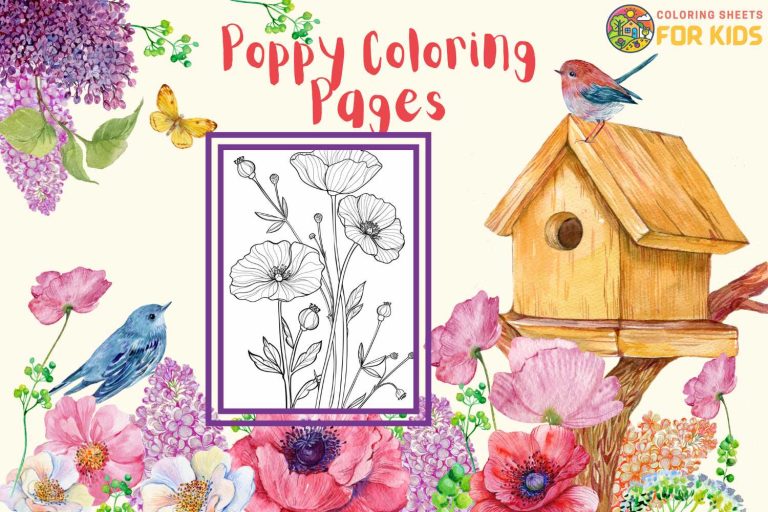 Poppy Coloring Pages