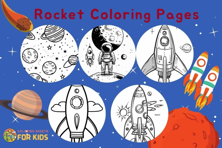 Rocket Coloring Pages