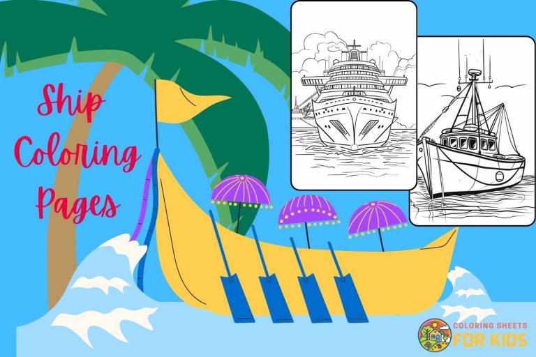 Ship Coloring Pages