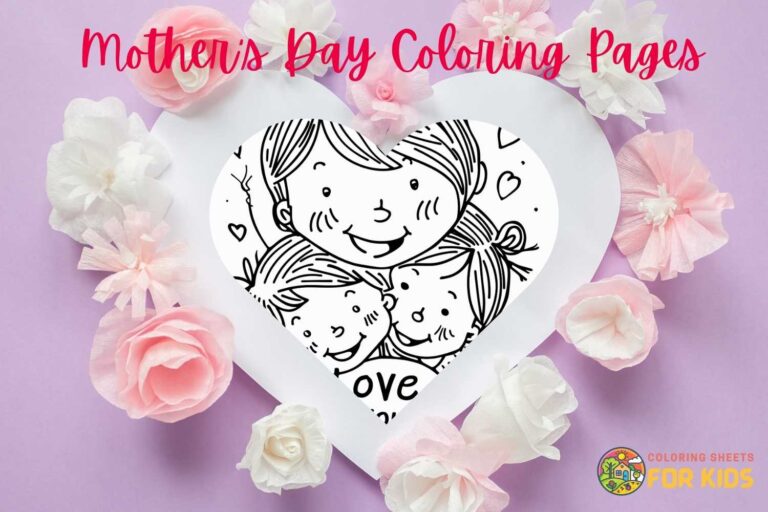 Mother's Day Coloring Pages