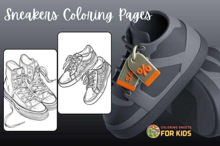 Sneakers Coloring Pages