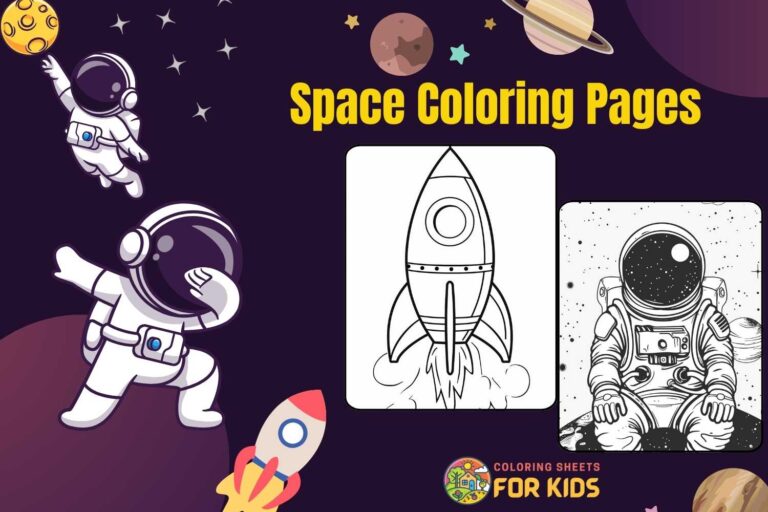 Space Coloring Pages