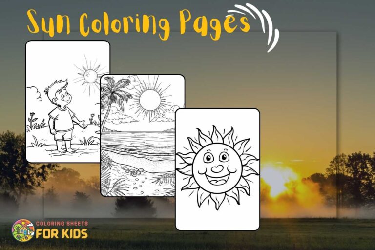 Sun Coloring Pages