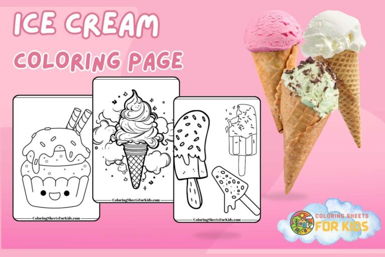 Ice Cream Coloring Pages