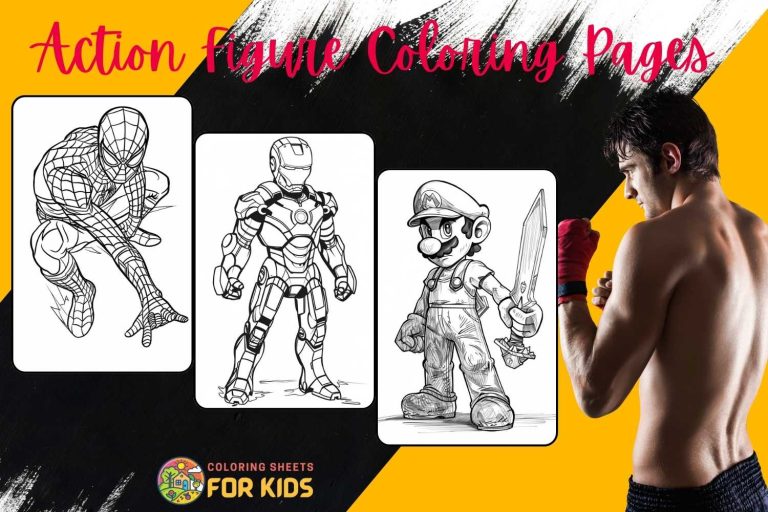 Action Figure Coloring Pages