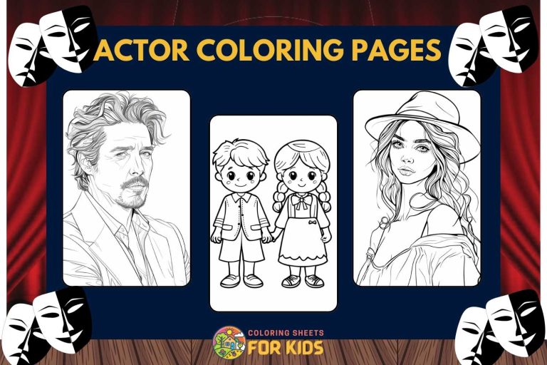 Actor Coloring Pages