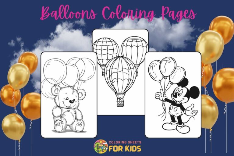 Balloons Coloring Pages
