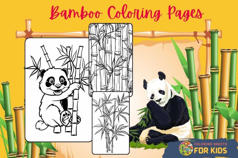 Bamboo Coloring Pages