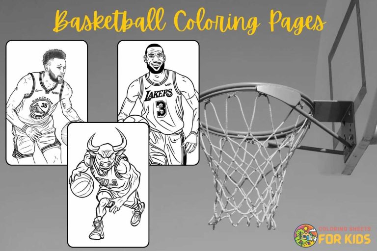 Basketball Coloring Pages