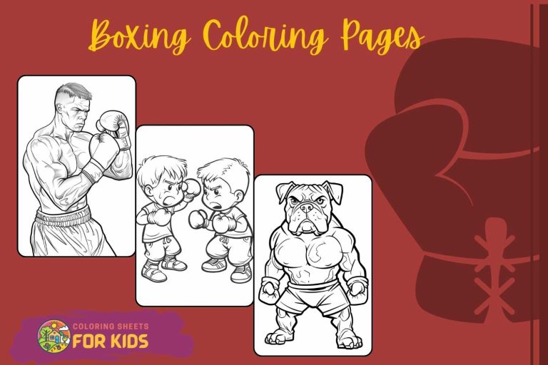 Boxing Coloring Pages