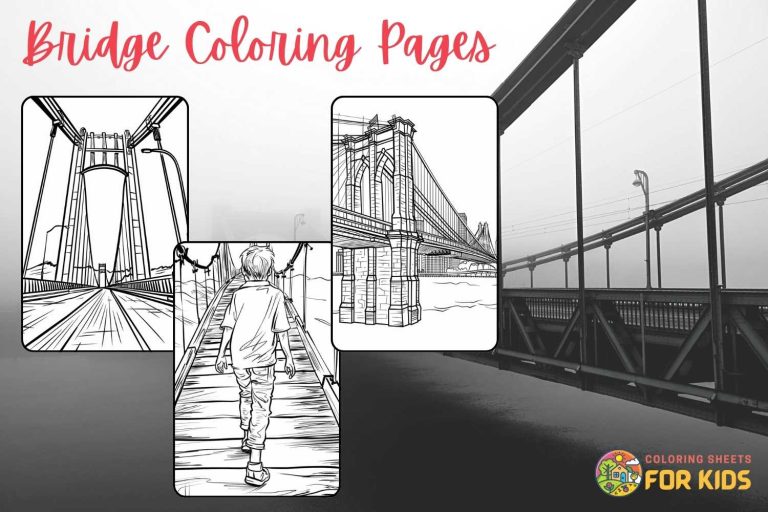 Bridge Coloring Pages