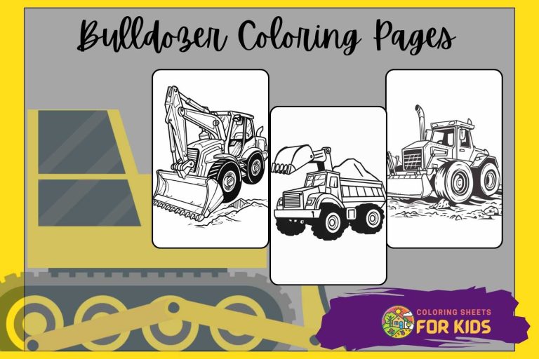 Bulldozer Coloring Pages