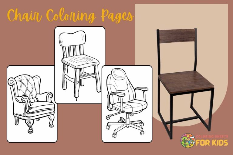 Chair Coloring Pages