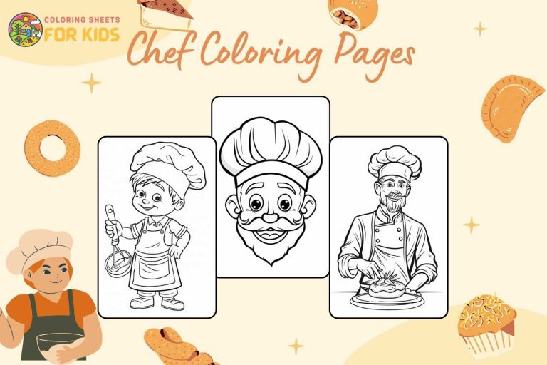 Chef Coloring Pages