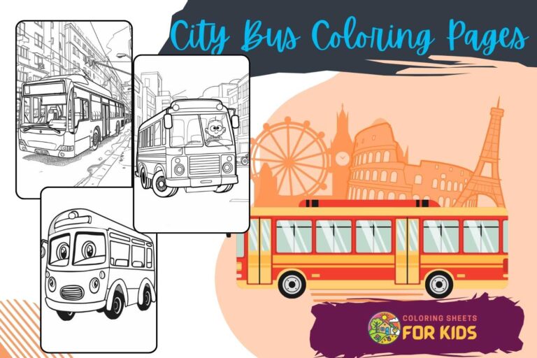 City Bus Coloring Pages