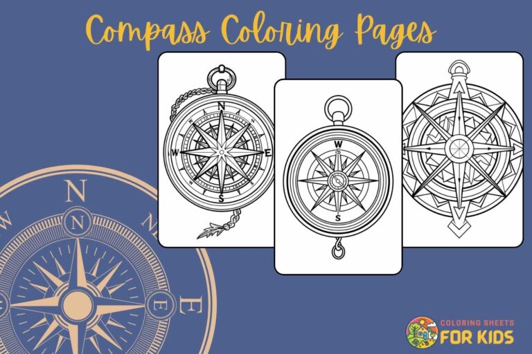 Compass Coloring Pages