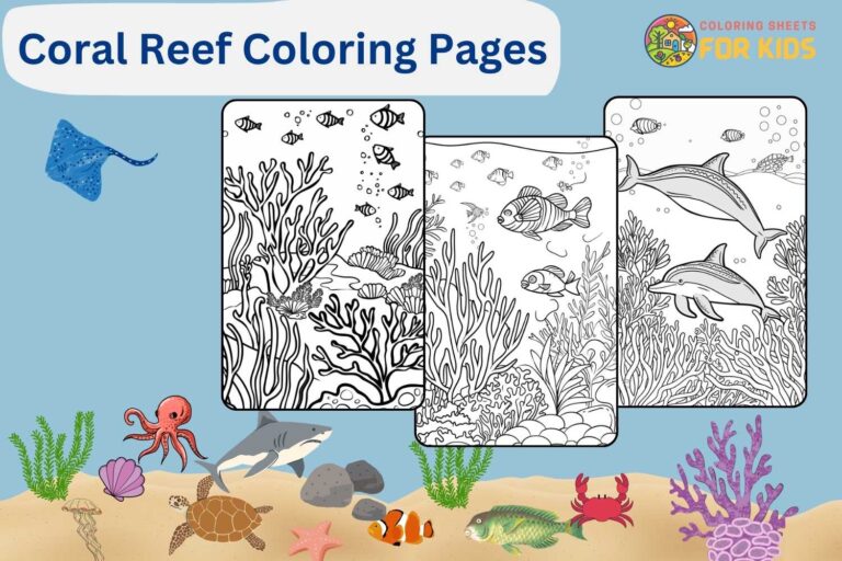 Coral Reef Coloring Pages