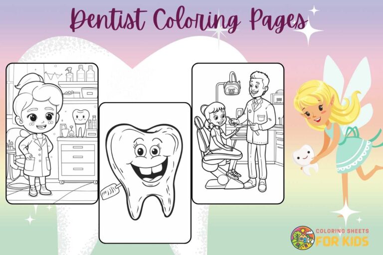 Dentist Coloring Pages