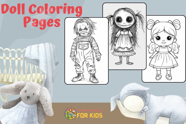 Doll Coloring Pages