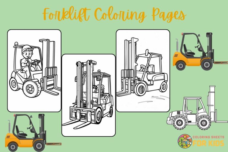 Forklift Coloring Pages