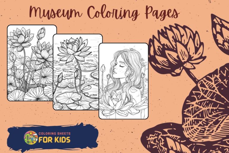 Lotus Coloring Pages