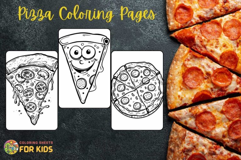 Pizza Coloring Pages