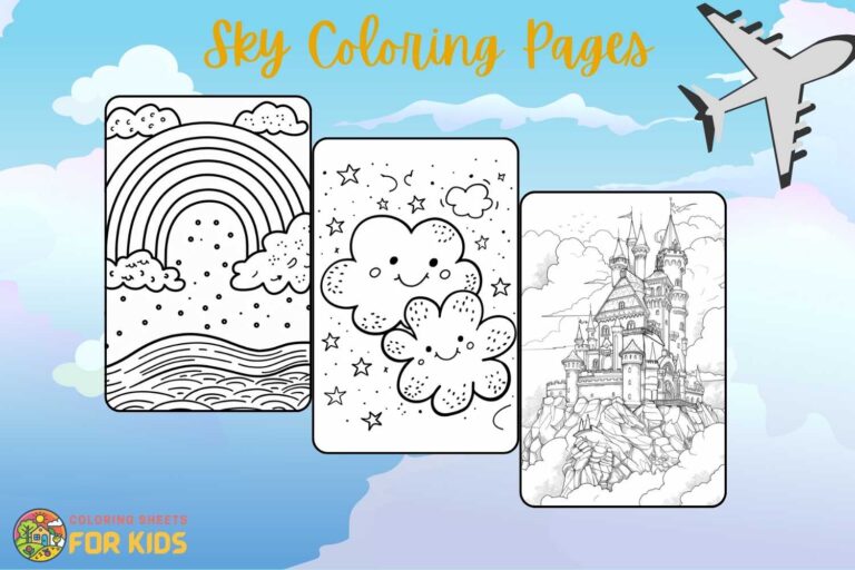 Sky Coloring Pages