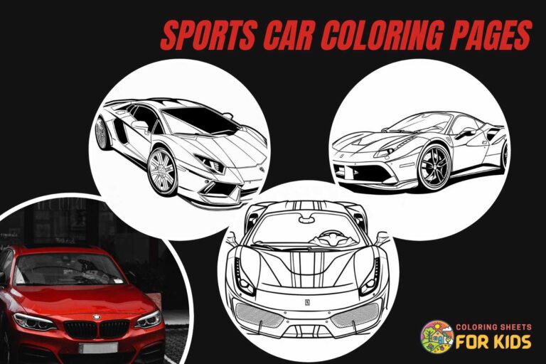 Sports Car Coloring Pages
