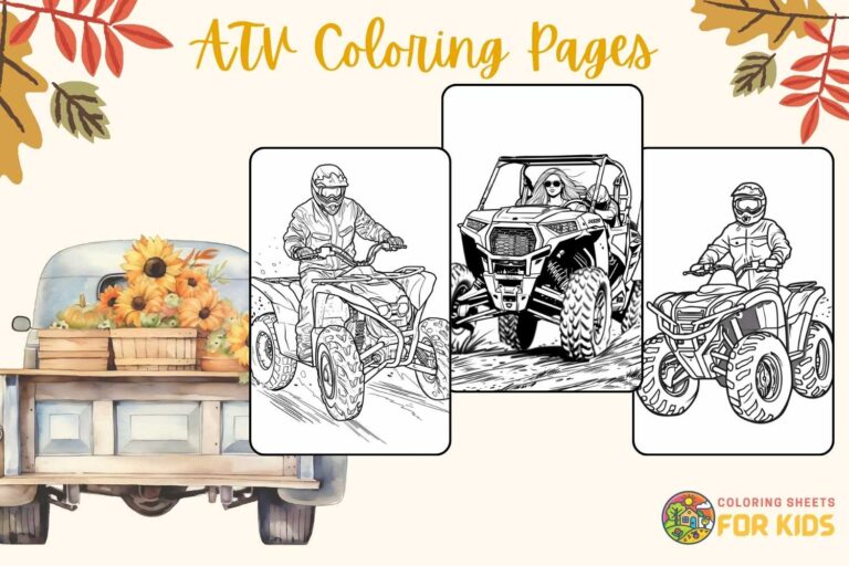 ATV Coloring Pages