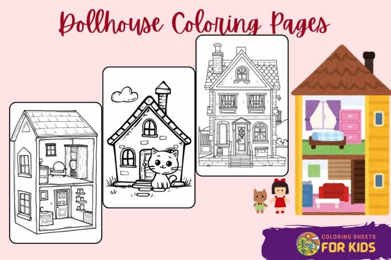 Dollhouse Coloring Pages