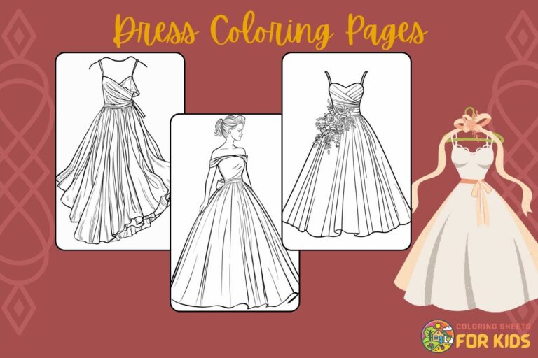 Dress Coloring Pages