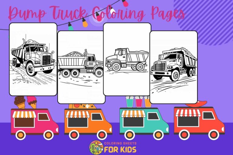 Dump Truck Coloring Pages