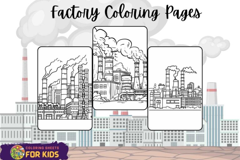 Factory Coloring Pages