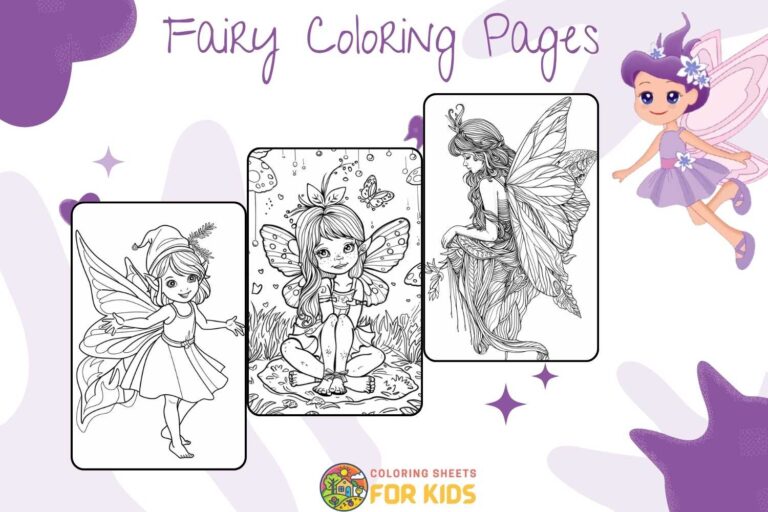 Fairy Coloring Pages
