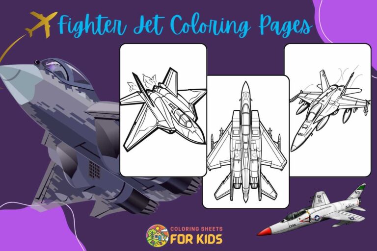 Fighter Jet Coloring Pages