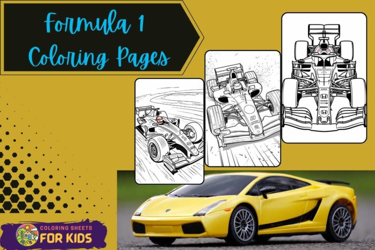 Formula 1 Coloring Pages