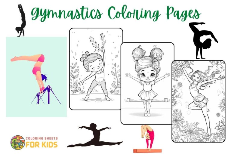 Gymnastics Coloring Pages