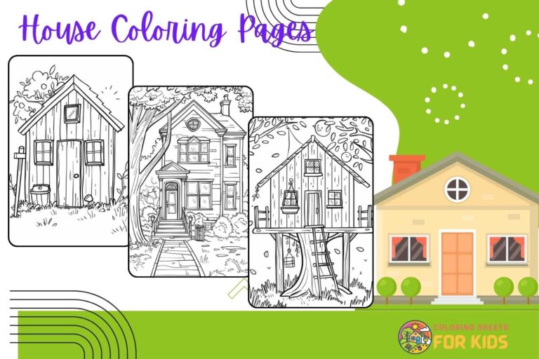 House Coloring Pages