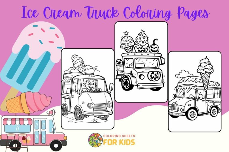 Ice Cream Truck Coloring Pages