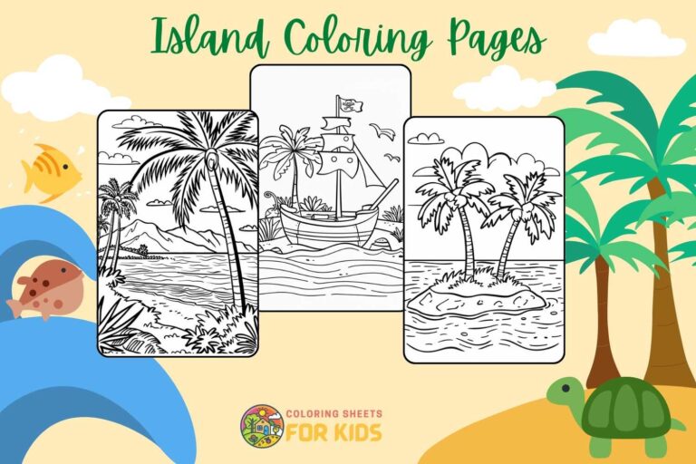 Island Coloring Pages