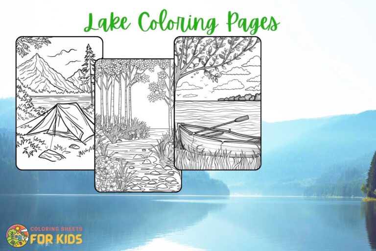 Lake Coloring Pages