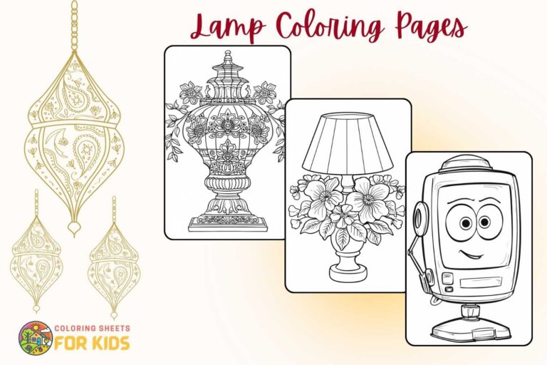Lamp Coloring Pages