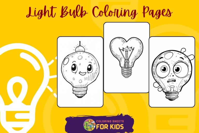 Light Bulb Coloring Pages