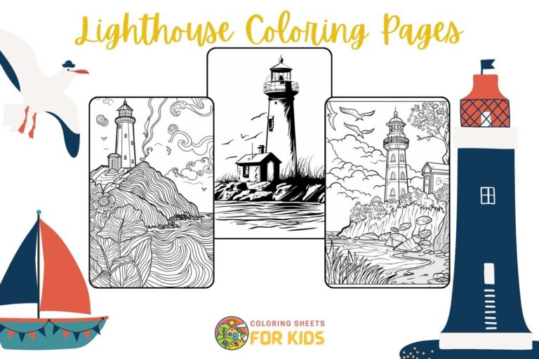Lighthouse Coloring Pages