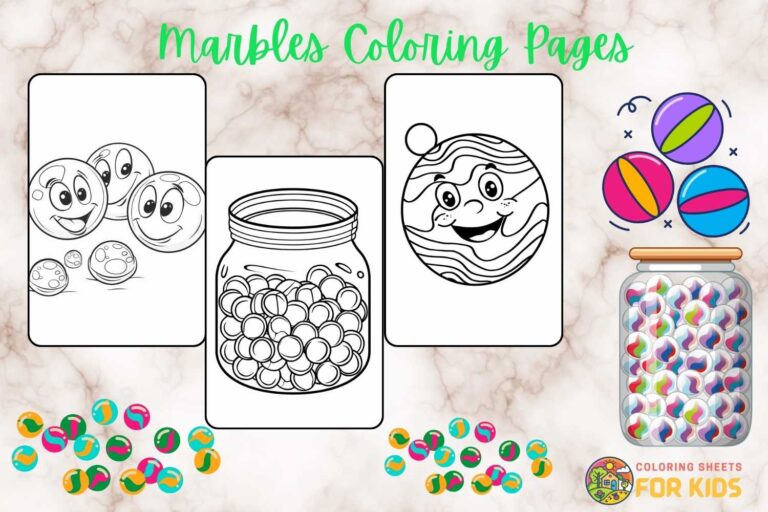 Marbles Coloring Pages
