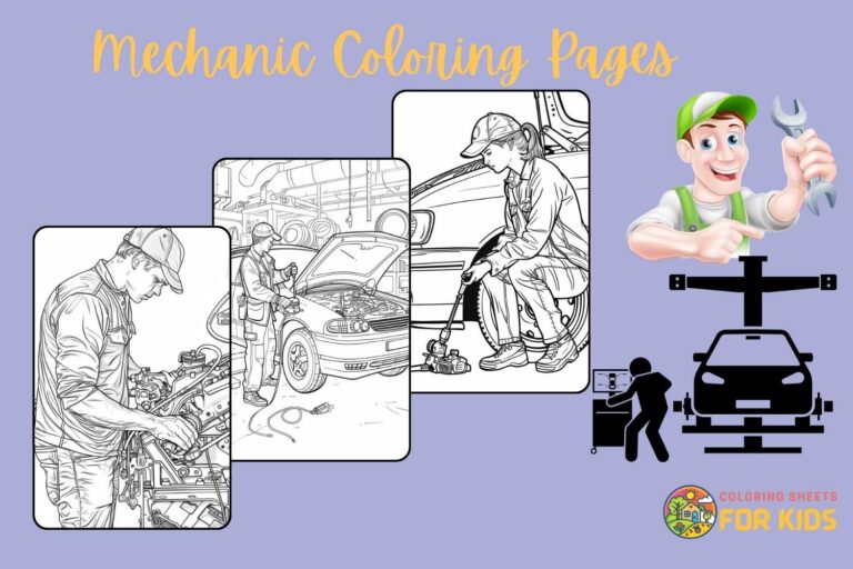 Mechanic Coloring Pages